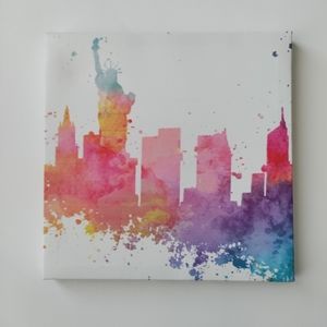 Colorful New York City Canvas